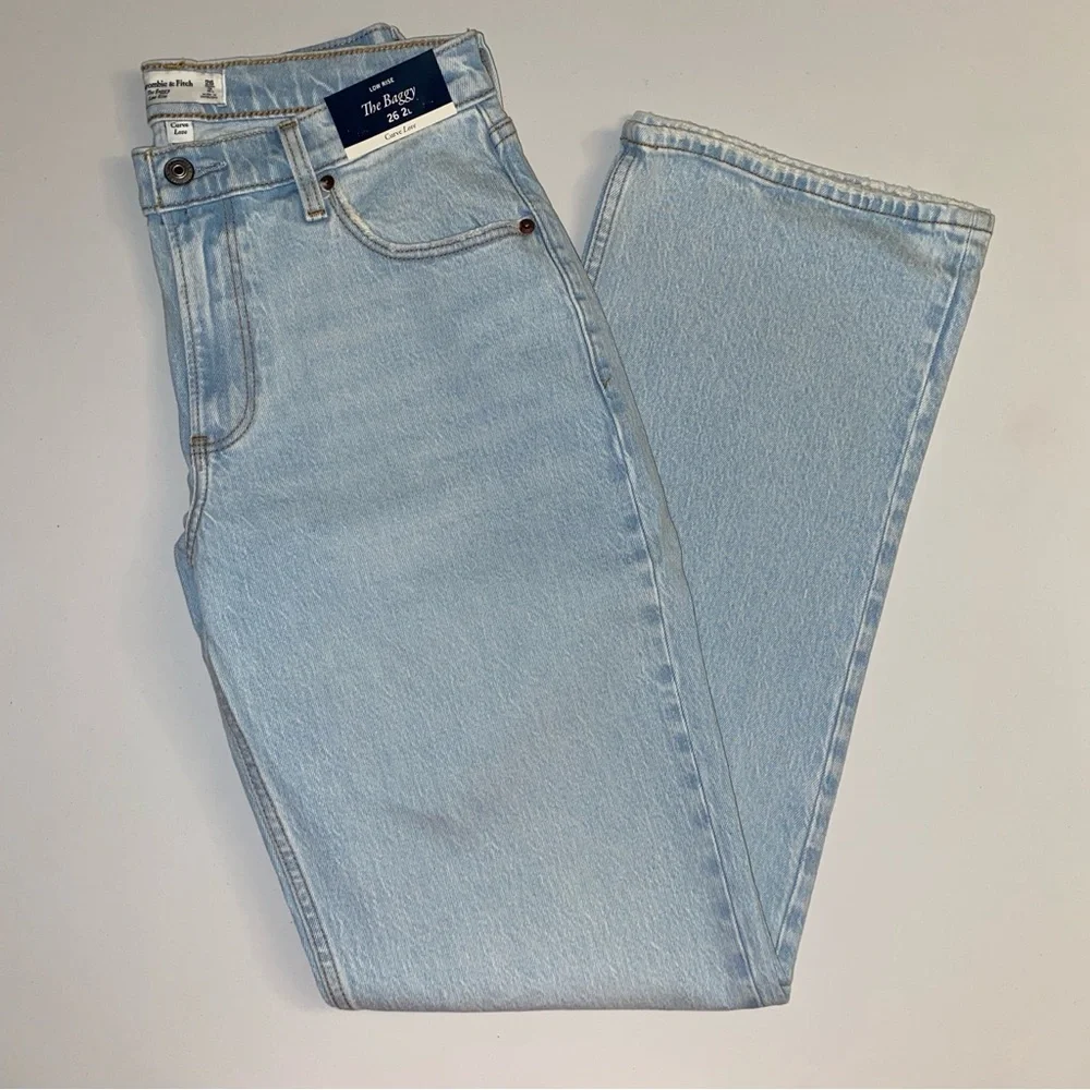 Abercrombie & Fitch | Curve Love Low Rise Baggy Jean - Size 26 Long - Picture 7 of 8